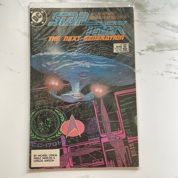STAR TREK THE NEXT GENERATION #1 1988 - Picture 1 of 5